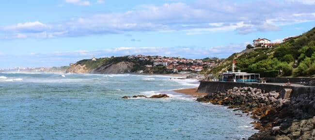 Bidart vue de Guéthary (Pays-basque français)