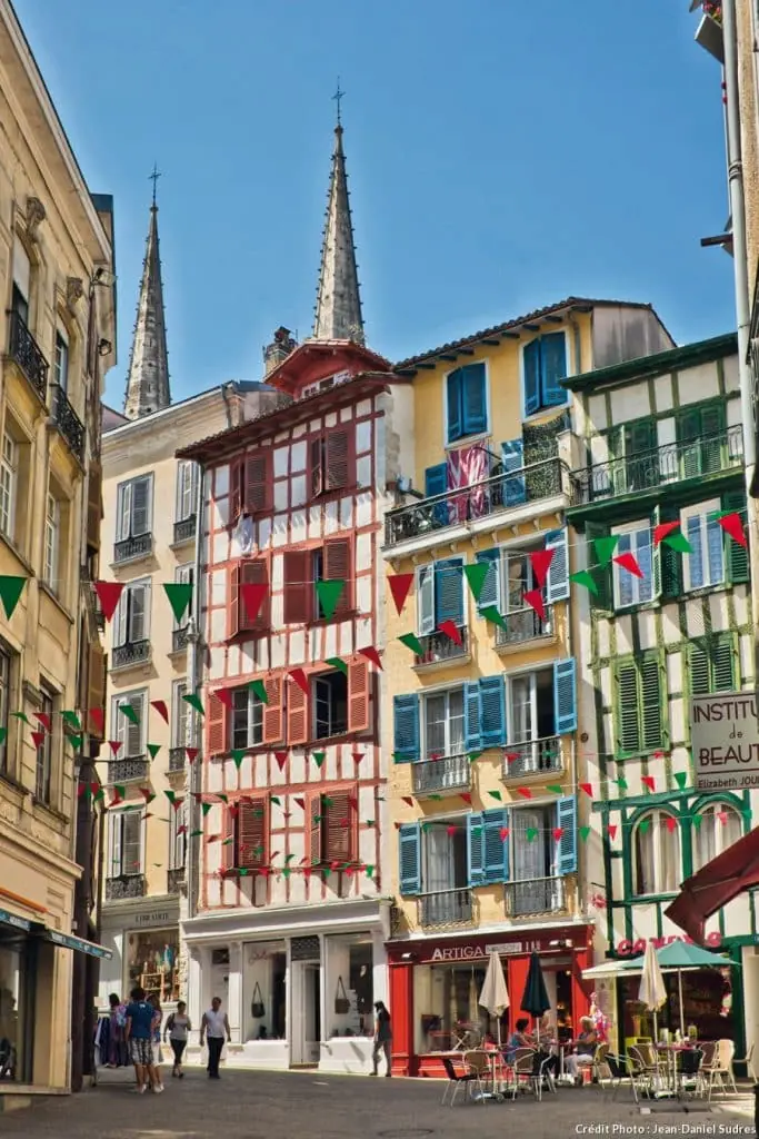 Maisons colorées de Bayonne