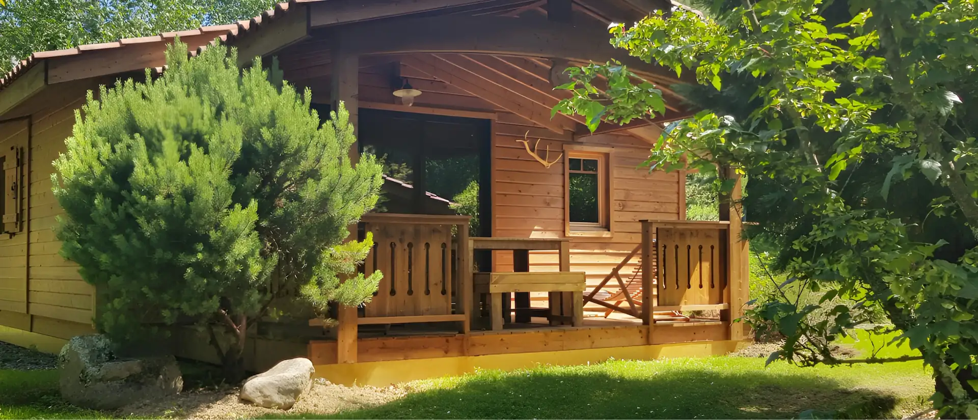 Chalet eco confort en location au camping sur la côte basque