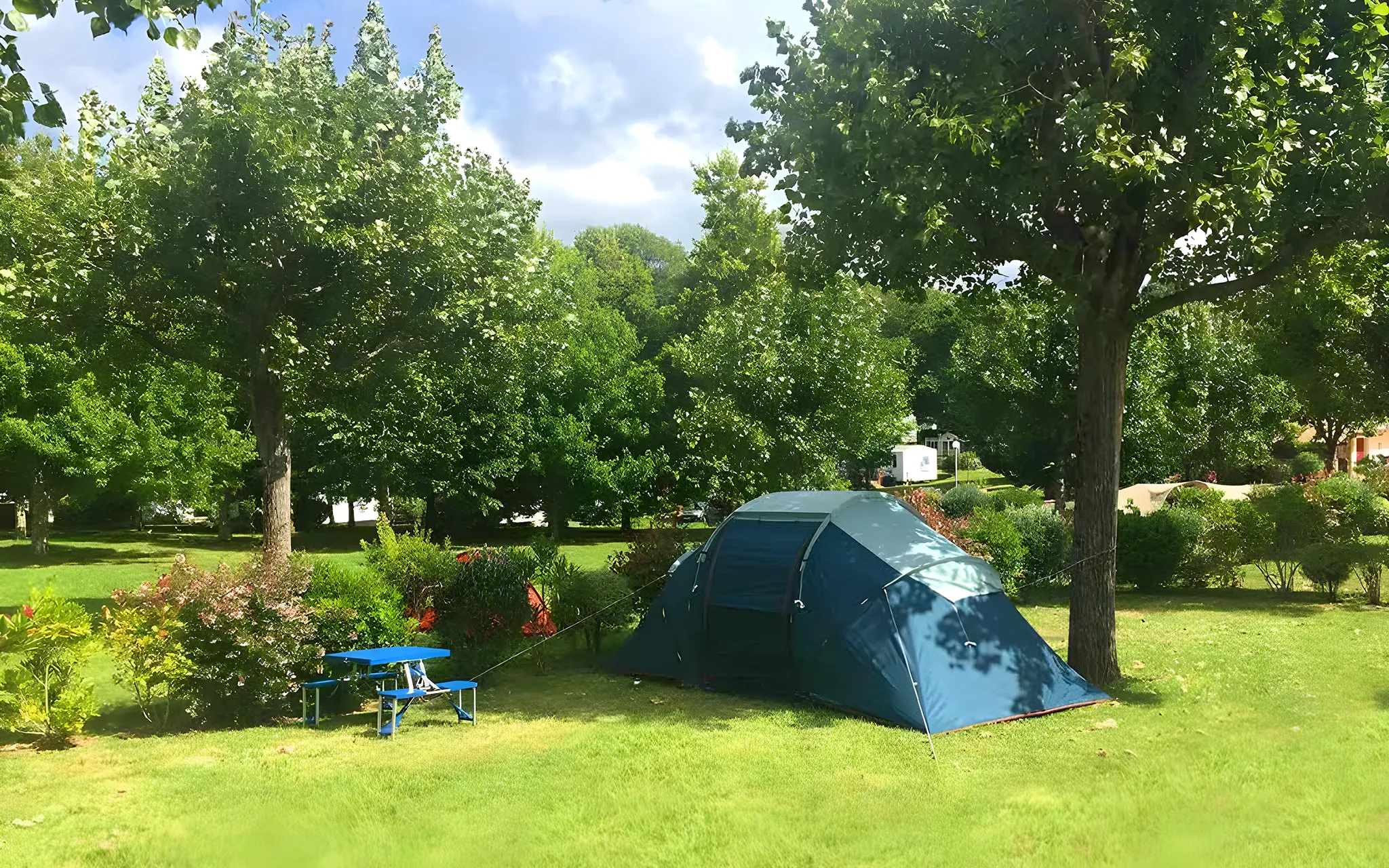 Parcelas en el camping Eskualduna