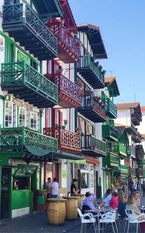 Les maisons colorées de Fontarrabie (Hondarribia)