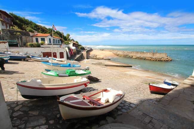 Port de Guéthary dans le Pays Basque