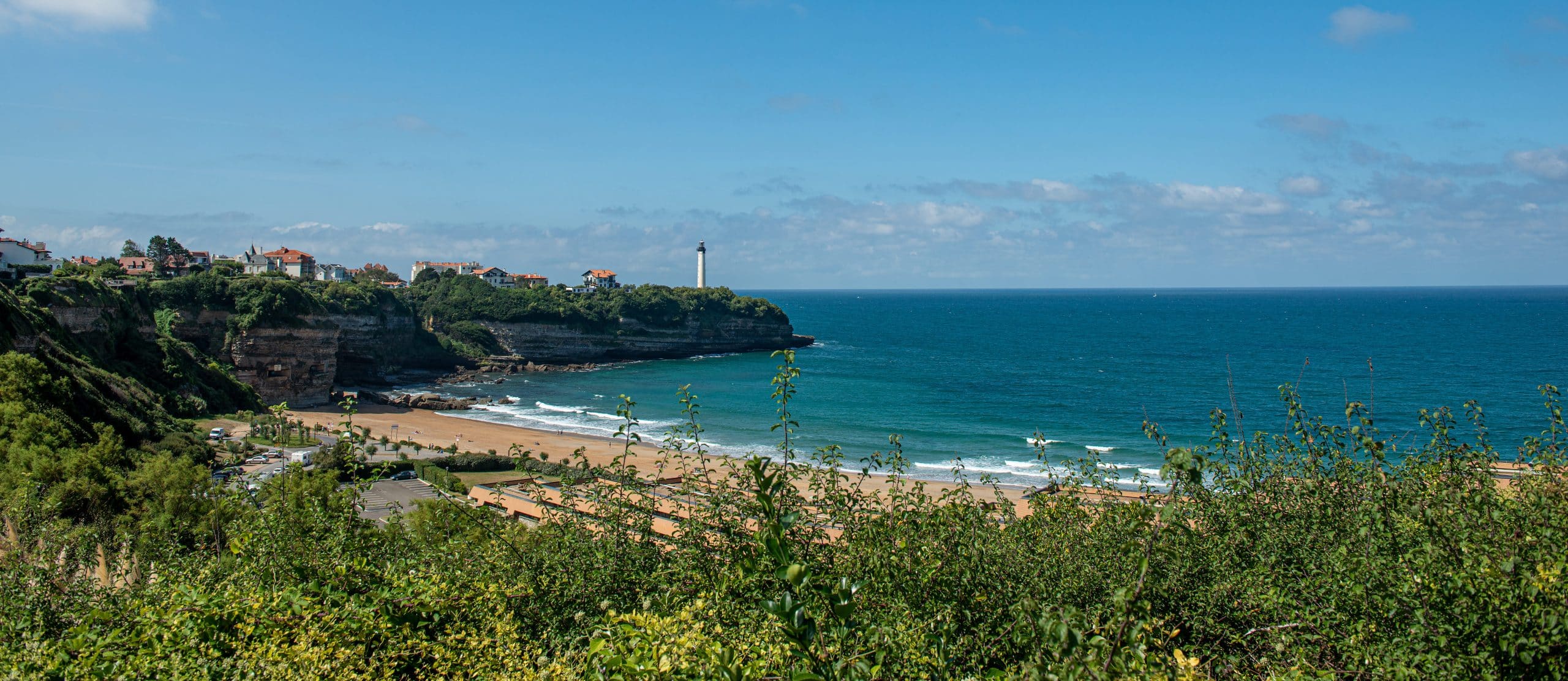 anglet en bord de mer près du camping eskualduna au pays basque